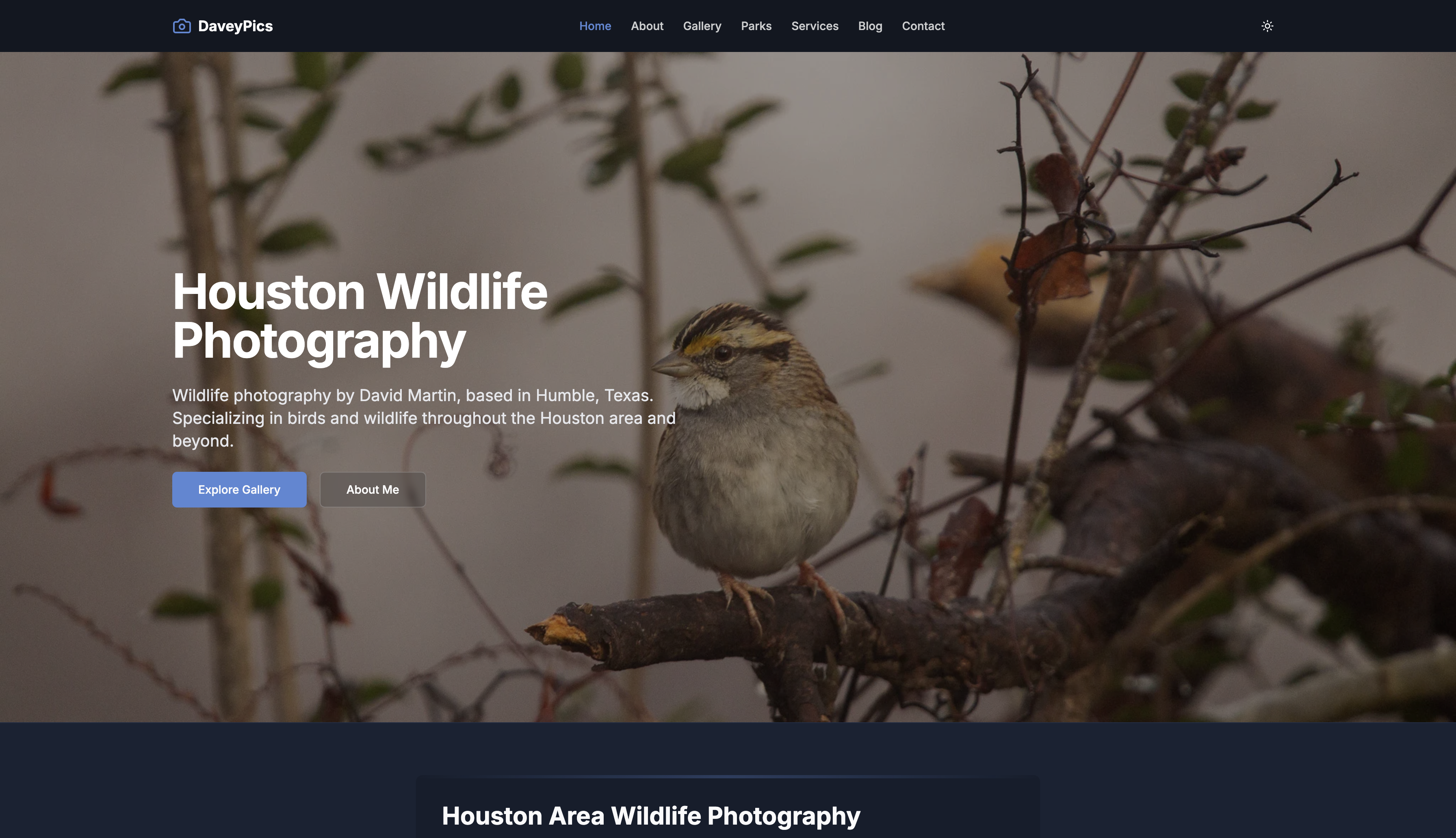 DaveyPics project screenshot